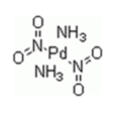 二亚硝基二氨钯，CAS 14708-52-2，(NH3)2Pd(NO2)2，二亚硝基二氨