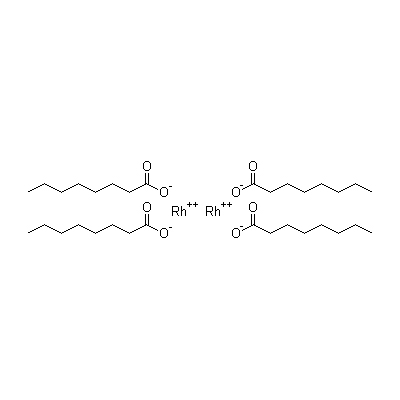 辛酸铑，CAS 73482-96-9，C32H60O8Rh2，辛酸铑(II)二聚体