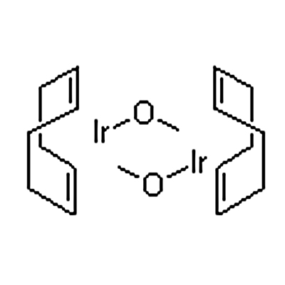 (1,5-环辛二烯)(甲氧基)铱(I)二聚体,CAS 12148-71-9,C18H30Ir2O2,二(1,5-环辛二烯)二-Μ-甲氧基二铱(I)