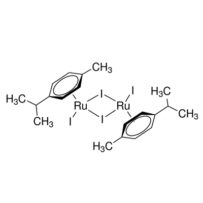 二碘(对伞花烃)钌(II)二聚体,CAS 90614-07-6,C20H28I4Ru2,二-Μ-碘双(对伞花烃)碘化钌