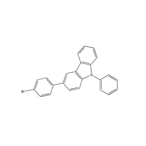 3-(4-溴苯基)-9-苯基-9H-咔唑,[1028647-93-9]