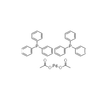 三苯基膦醋酸钯，CAS 14588-08-0，C40H36O4P2Pd，二(乙酰丙酮)三苯基膦钯