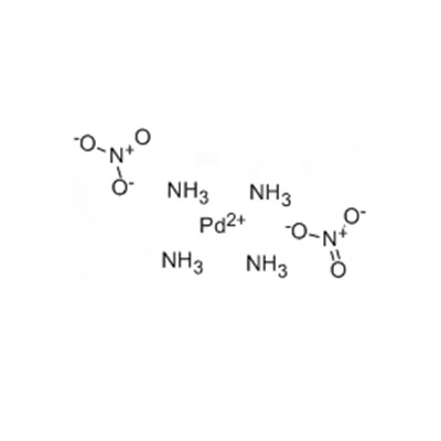 四氨合钯(II) 硝酸盐，CAS 13601-08-6，H12N6O6Pd，四氨基硝酸钯